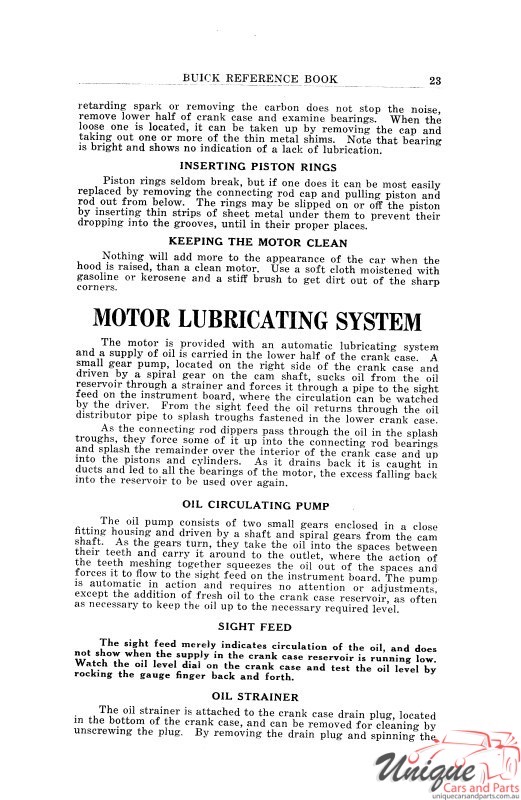 1918 Buick Reference Book Page 28